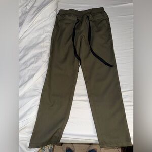 THE KOOPLES 
Elasticated-Waist Straight-Leg Cotton Trousers